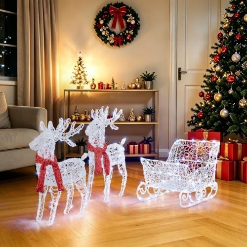 4ft lighted reindeer - , &