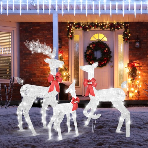 Led christmas reindeer - reindeer, snow