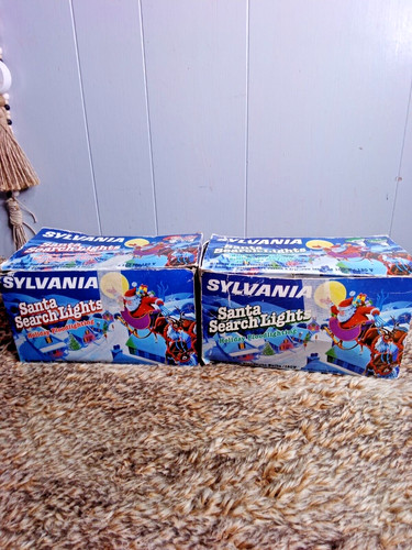 Vtg sylvania santa search - sylvania,
