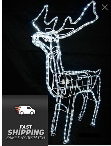 Led 120cm christmas reindeer - christmas,