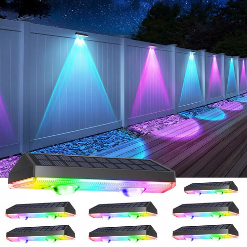 Led solar fence - solar, deck